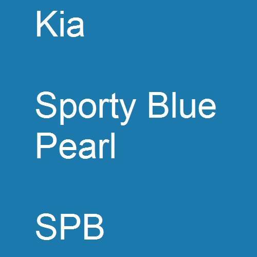 Kia, Sporty Blue Pearl, SPB.